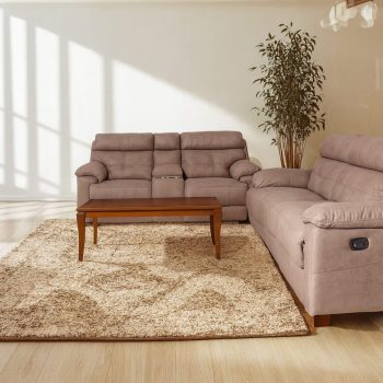 Galaxy 6 Seater Recliner Sofa Set - Mocha