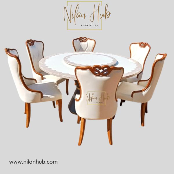 Royal Dining Set with Marble Top