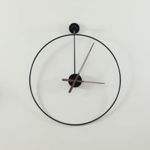 Black Pie Wall Clock