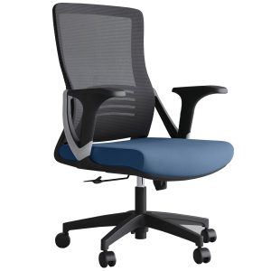 Neon Medium Back Office Chair - Navy