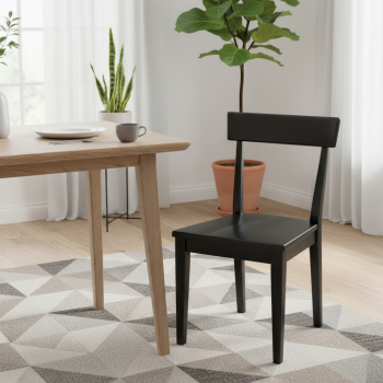 Nyati Wooden Restuarant Chair - Wallnut