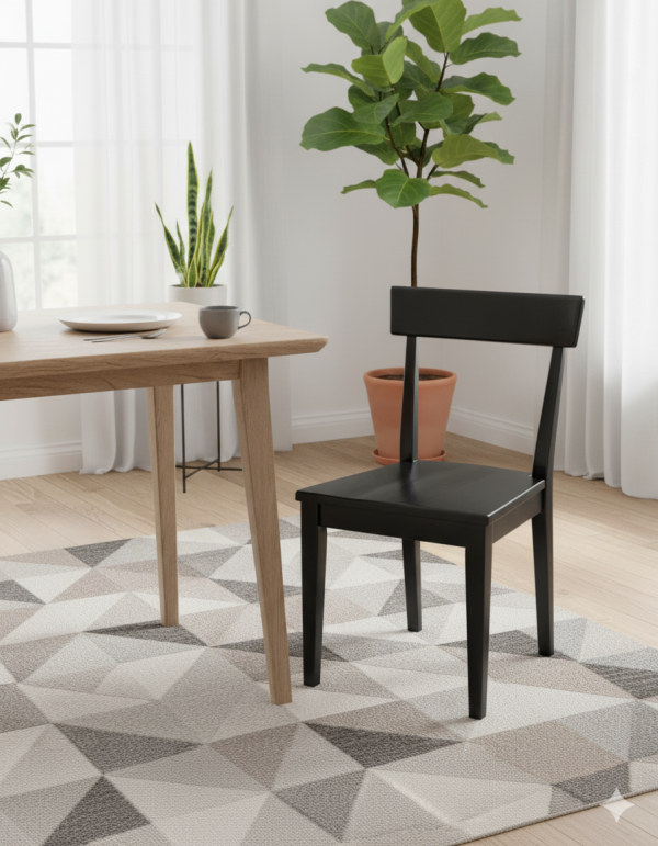 Nyati Wooden Restuarant Chair - Wallnut