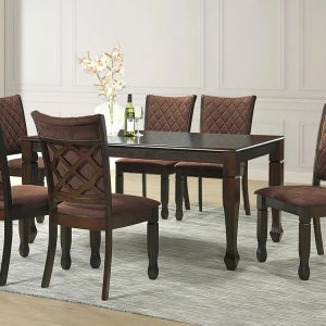 Lexus 6 Seater Dining Set in Brown