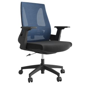 Lax Medium Back Office Chair - Navy