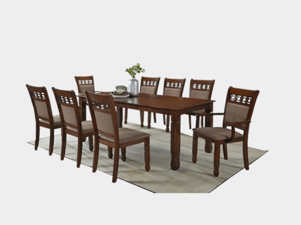 8 Seater Dining Set with a Dining Table and 8 Chairs