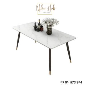 LuxeMarble Dining Table