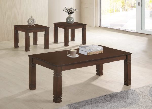 Ibiza Coffee Table Set with 2 stools