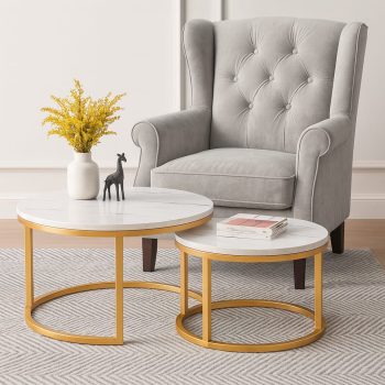 Charisma Twin Coffee Table - Glass