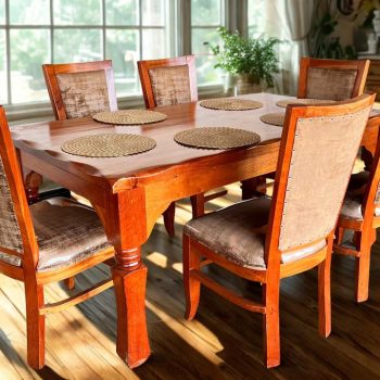 Mahogany Dining Set - 6 Seater