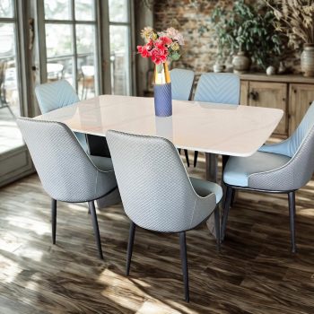 Alexa Dining Set - 6 Seater