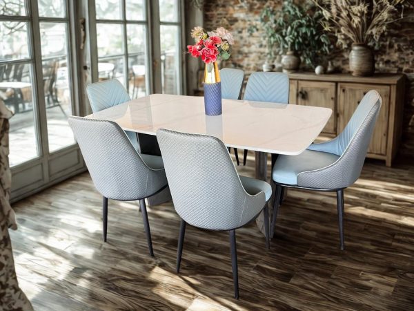 Alexa Dining Set - 6 Seater