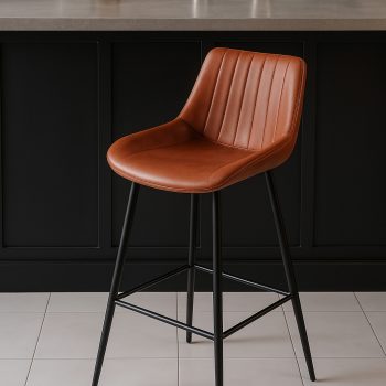 Leather Kitchen Stool
