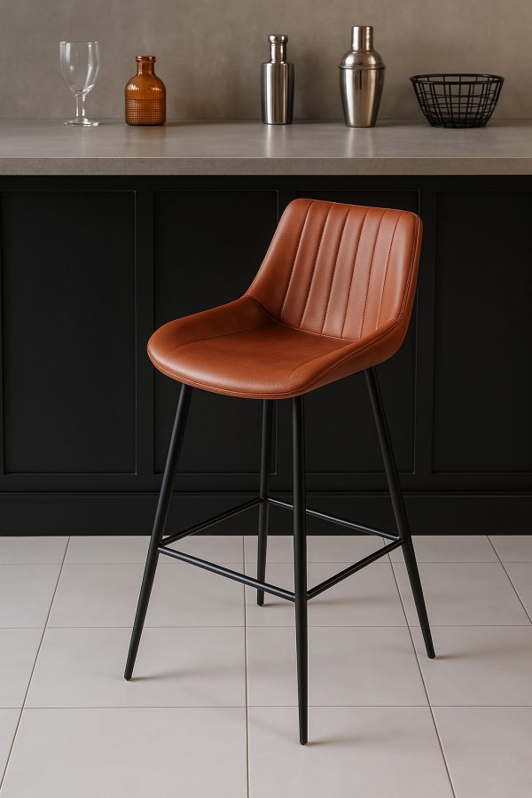 Leather Kitchen Stool