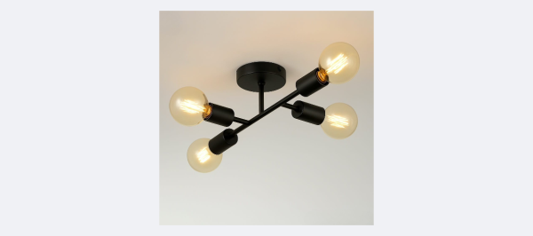 Chandelier Lights GCDL-551 (BK+GD / Black / Gold) – Decorative Lighting Nairobi Kenya
