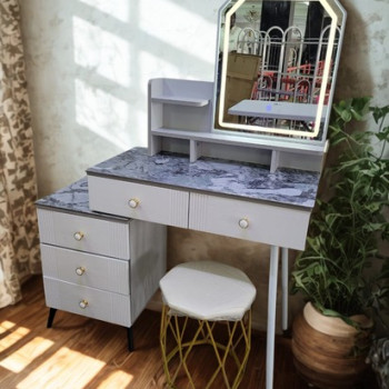 Lumière Marble Vanity Set