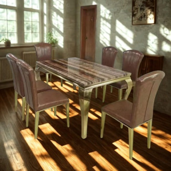 Monarch Marble Dining Set