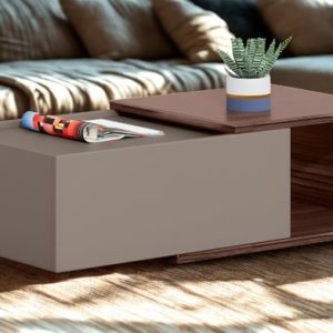 Sahara Nude Wooden Coffee Table