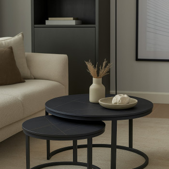 Obsidian Nesting Tables
