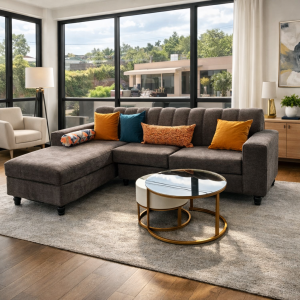 Modern L-Shaped Sofa Set in Kisii