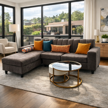 Modern L-Shaped Sofa Set in Kisii